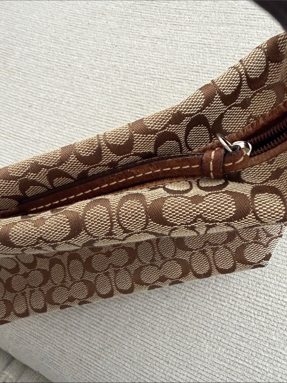 Coach Brown Signature Mini Shoulder Bag - Picture 5 of 12